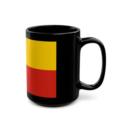 Flag of Warsaw Poland - Black Coffee Mug-Go Mug Yourself