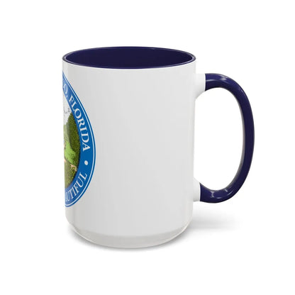 Seal of Orlando Florida - Accent Coffee Mug-Go Mug Yourself