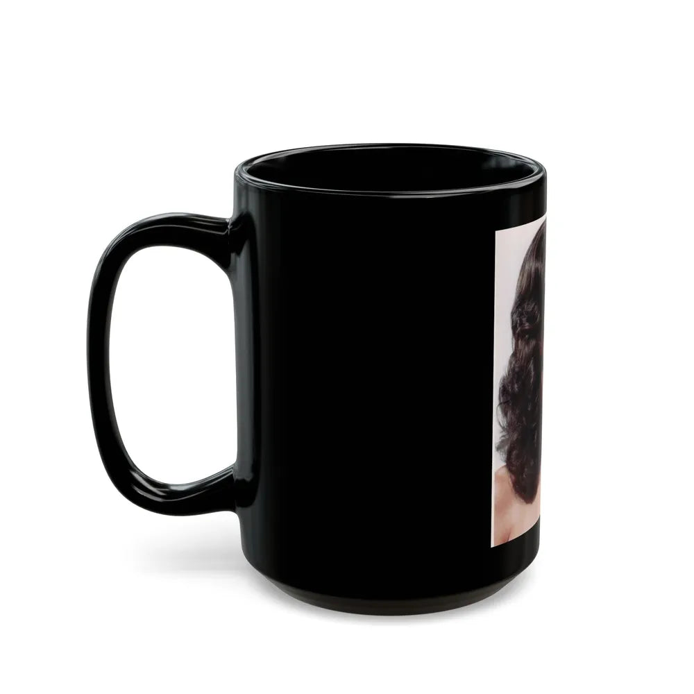 Lynda Carter #92 - Wonder Woman Photo (Vintage Female Icon) Black Coffee Mug-Go Mug Yourself