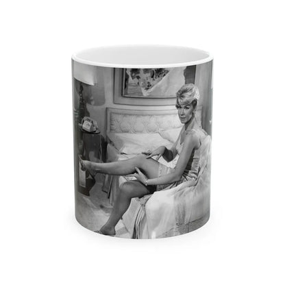 Doris Day #119 (Vintage Female Icon) White Coffee Mug-11oz-Go Mug Yourself