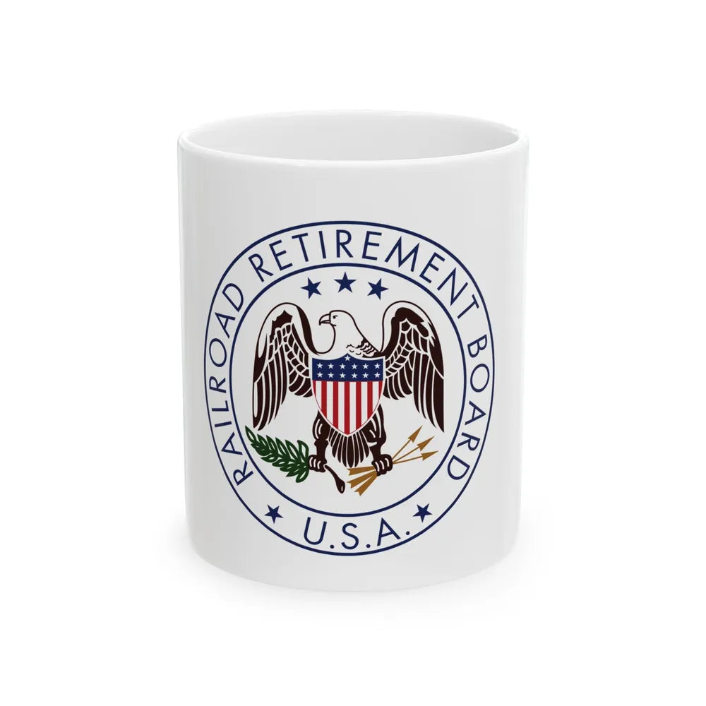 Railroad Retirement Board - White Coffee Mug-11oz-Go Mug Yourself