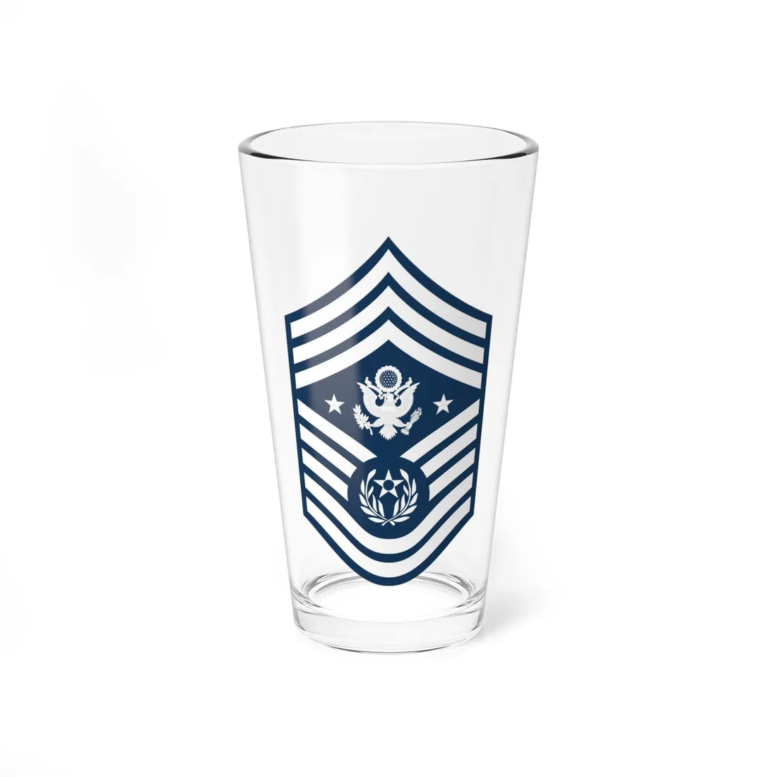 E9d USAF CMSAF (United States) (Military Rank) Pint Glass 16oz 16oz - Go Mug Yourself