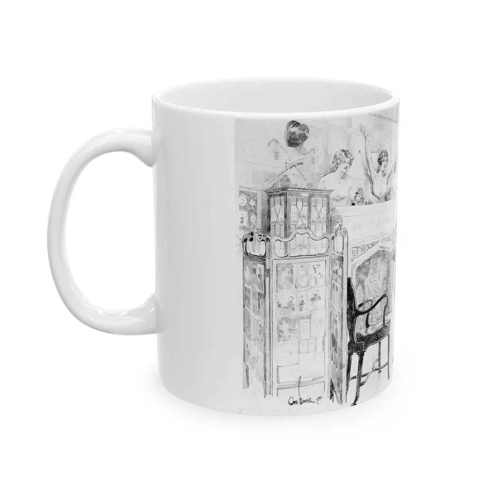 Hall of Beauties - White Coffee Mug-Go Mug Yourself