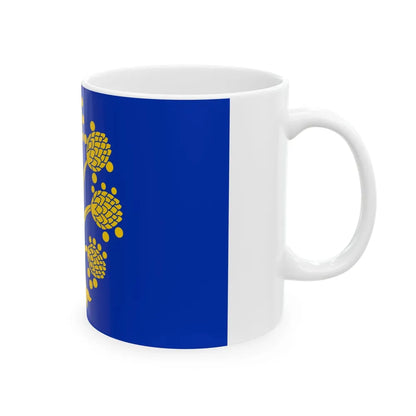 Flag of Appleby in Westmorland UK - White Coffee Mug-Go Mug Yourself