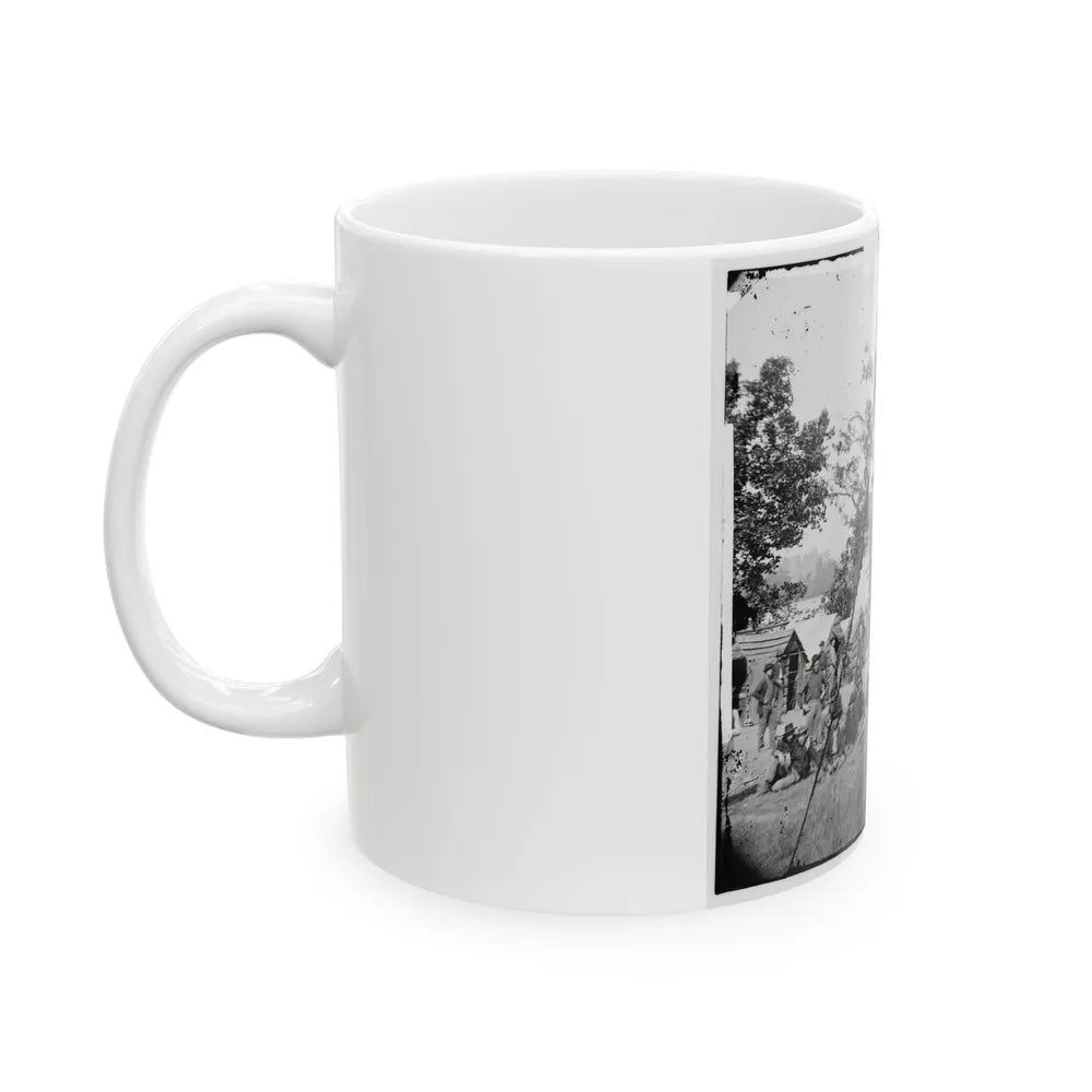 Chattanooga, Tenn., Vicinity. Federal Camp By The Tennessee River (U.S. Civil War) White Coffee Mug-Go Mug Yourself