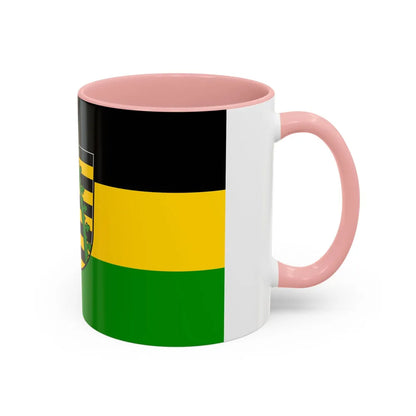 Flag of Coburg Germany - Accent Coffee Mug-Go Mug Yourself