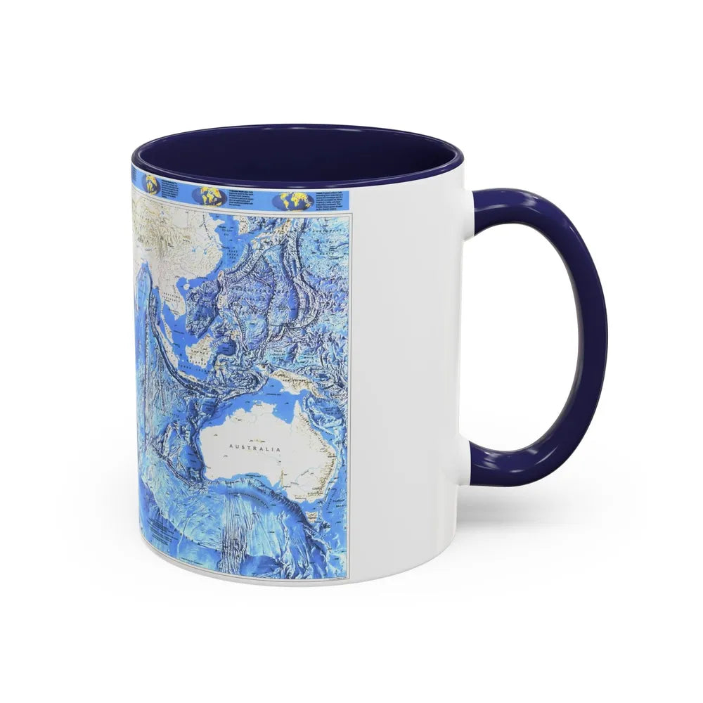 Indian Ocean (1992) (Map) Accent Coffee Mug-Go Mug Yourself