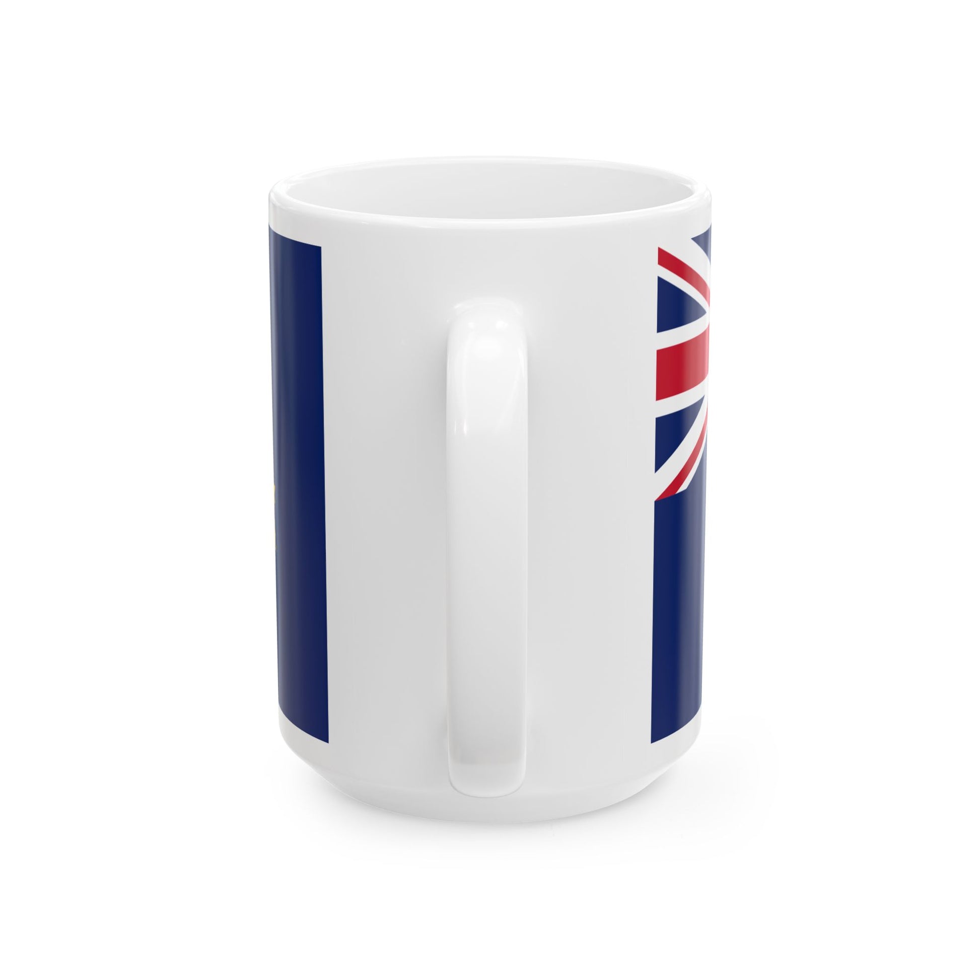 E.M. Chadwick Proposed Blue Ensign of Canada with Yellow Maple Leaves 1896 (Canada) White Coffee Mug-Go Mug Yourself