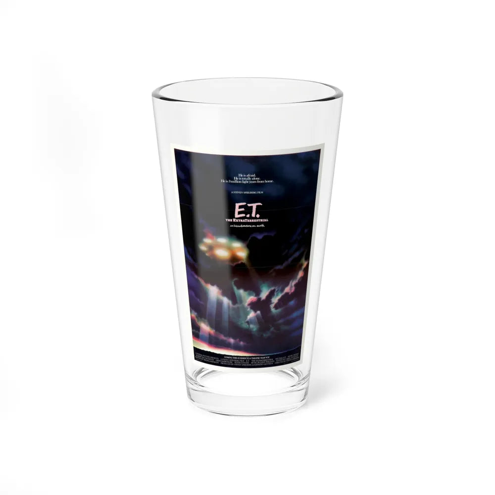 E.T. THE EXTRA TERRESTRIAL 1982 Movie Poster - Pint Glass 16oz-16oz-Go Mug Yourself