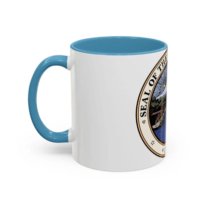 Seal of Tacoma WA - Accent Coffee Mug-Go Mug Yourself