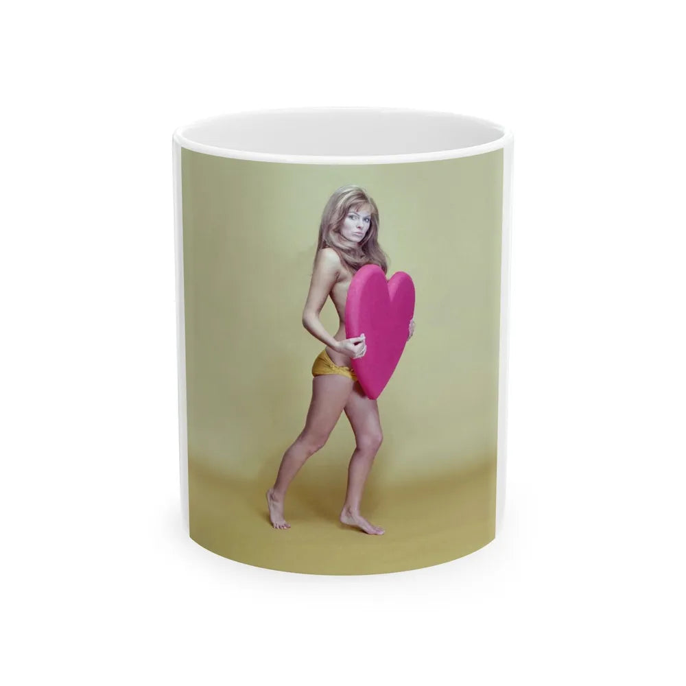 Julie Ege #229 (Vintage Female Icon) White Coffee Mug-11oz-Go Mug Yourself