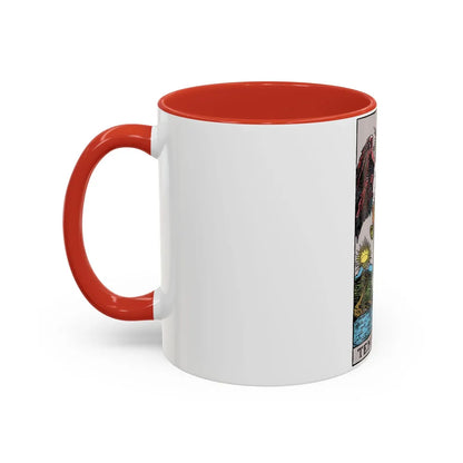 Temperance (Tarot Card) Accent Coffee Mug-Go Mug Yourself