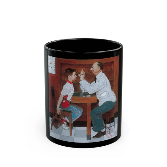 Rockwell1 (13) - Black Coffee Mug-11oz-Go Mug Yourself