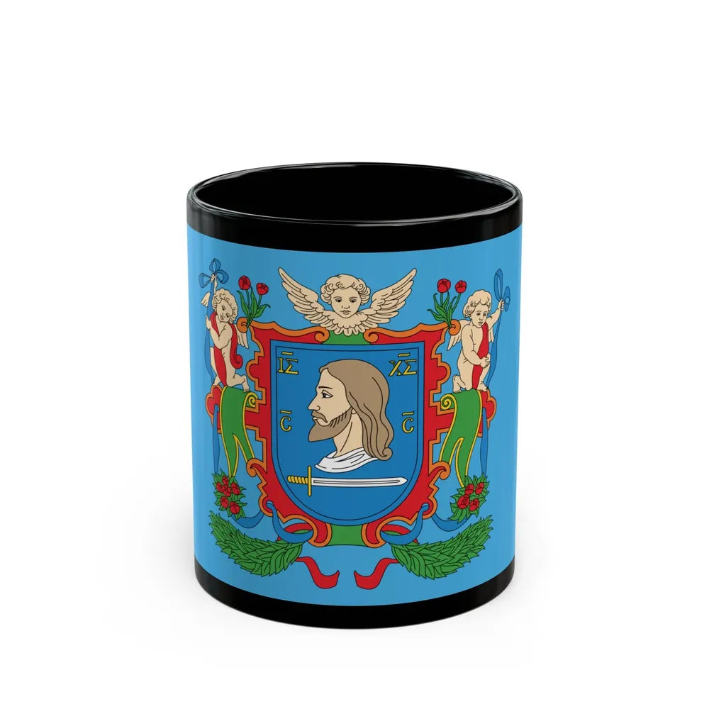 Flag of Viciebsk Vitebsk Russia - Black Coffee Mug-11oz-Go Mug Yourself