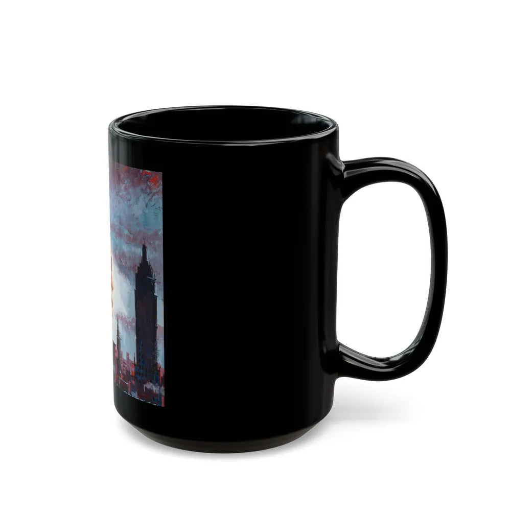 Frank Sinatra (Walt Disney, c. 1950s) - Black Coffee Mug-Go Mug Yourself