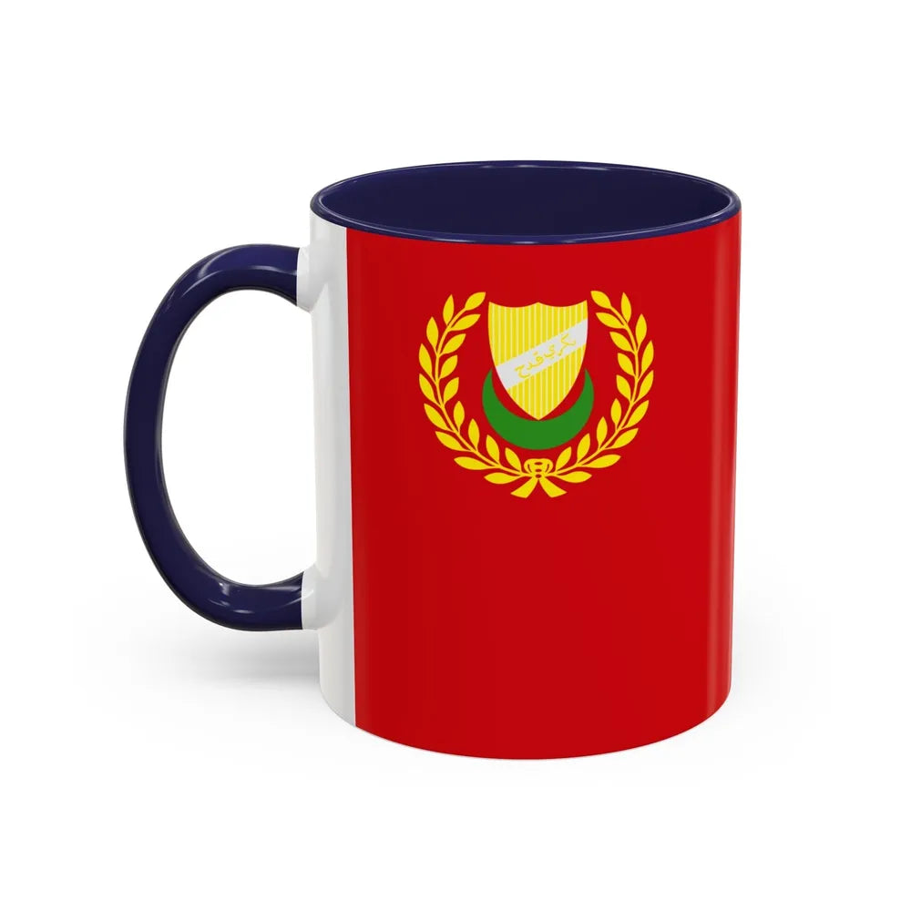 Flag of Kedah Malaysia - Accent Coffee Mug-Go Mug Yourself