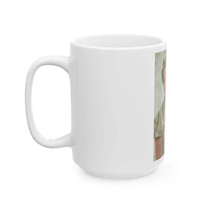 Terry Moore #337 - Mag. Cover (Vintage Female Icon) White Coffee Mug-Go Mug Yourself