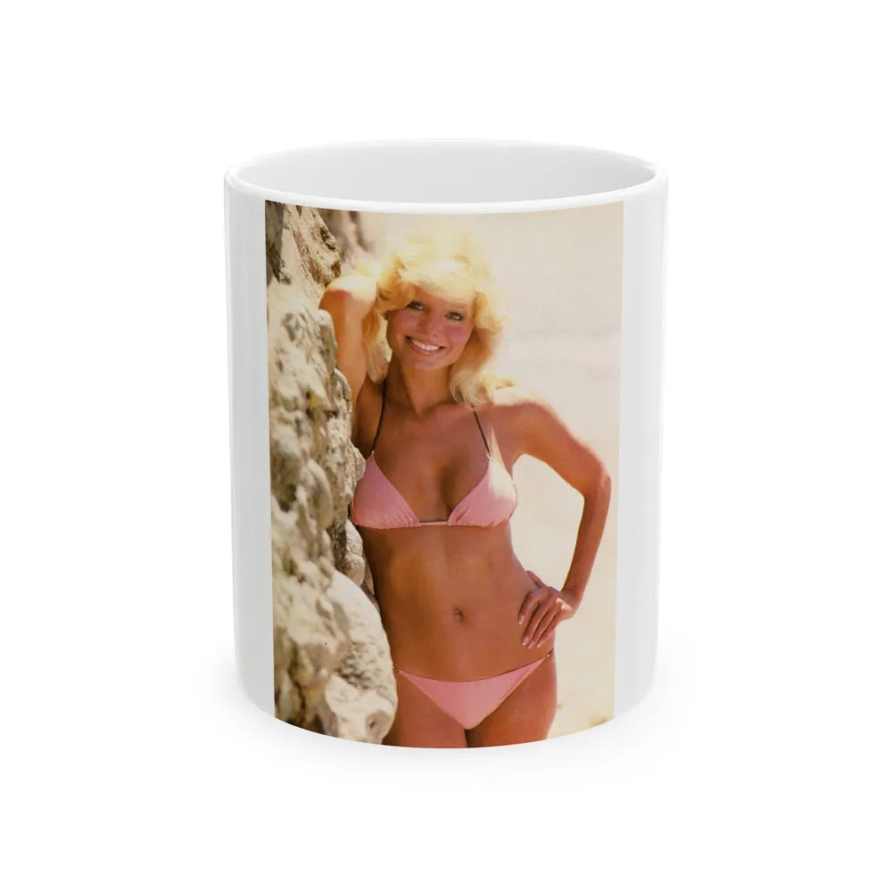 Loni Anderson #66 (Vintage Female Icon) White Coffee Mug-11oz-Go Mug Yourself