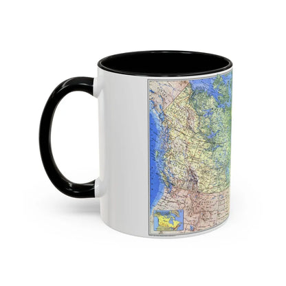 Canada (1985) (Map) Accent Coffee Mug-Go Mug Yourself