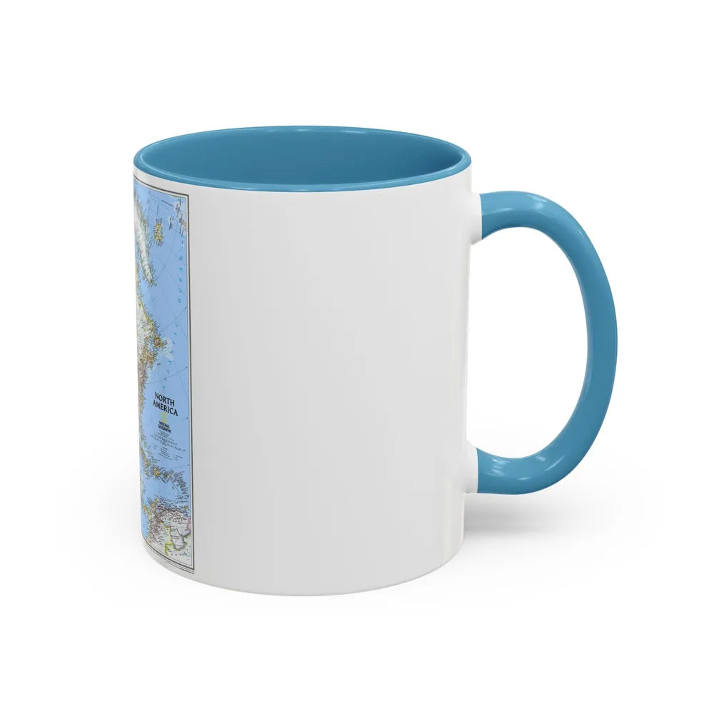 North America (2005) (Map) Accent Coffee Mug-Go Mug Yourself