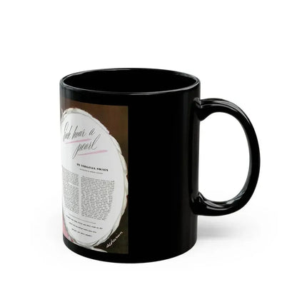 Each Hour a Pearl, Good Housekeeping, June 1946 - Black Coffee Mug - Go Mug Yourself
