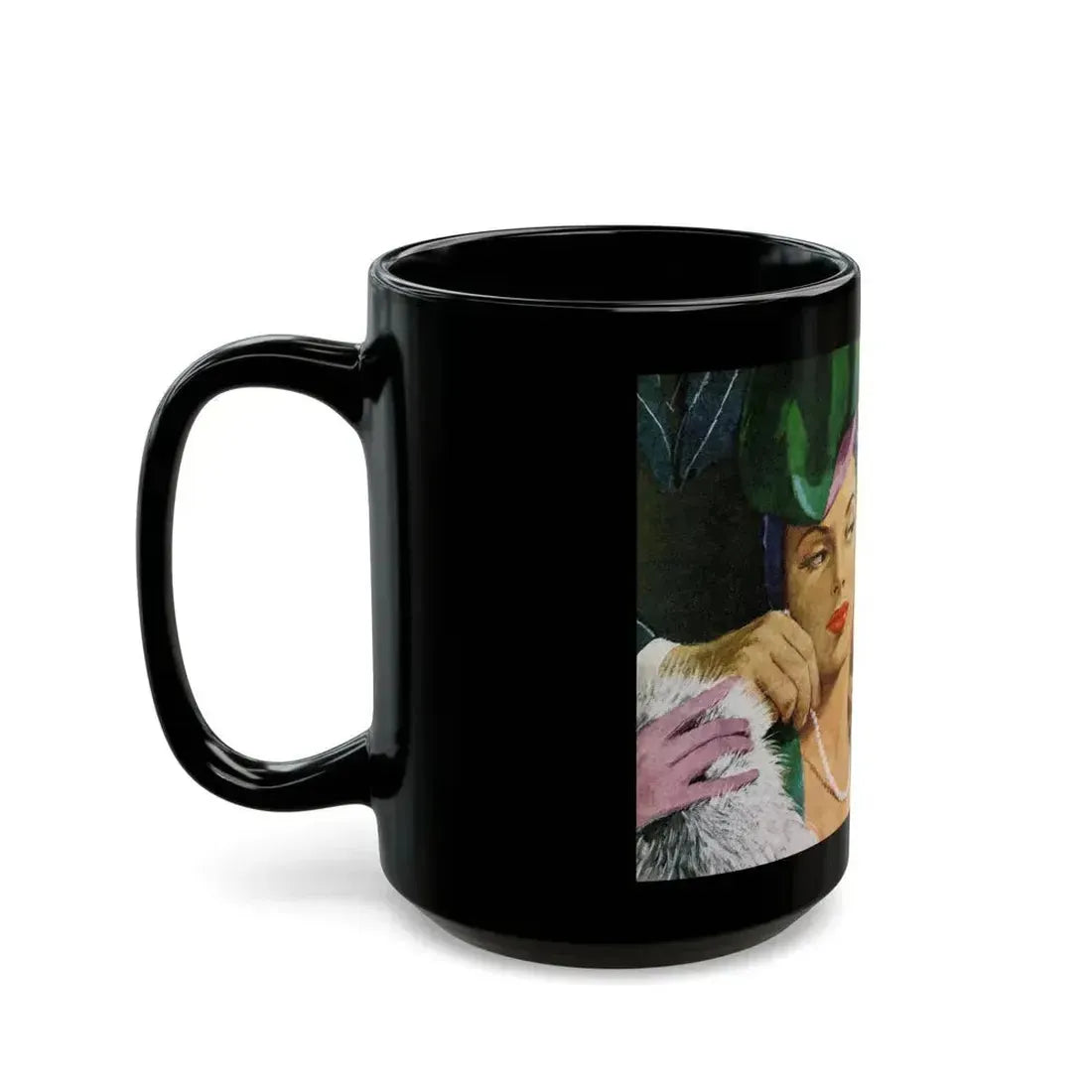 Each Hour a Pearl, Good Housekeeping, June 1946 - Black Coffee Mug - Go Mug Yourself