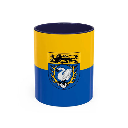 Flag of Aachen Germany - Accent Coffee Mug-11oz-Navy-Go Mug Yourself