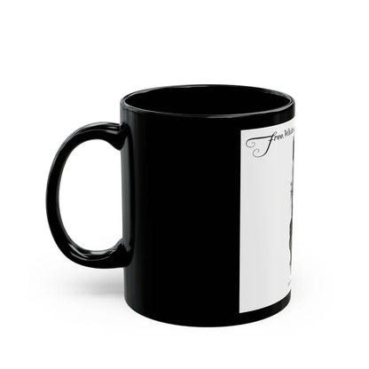 Free, White and Female (7), Collier's, March 31, 1928 - Black Coffee Mug-Go Mug Yourself