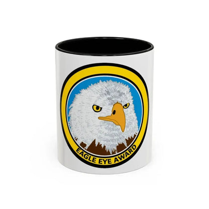Eagle Eye Award (U.S. Coast Guard) Accent Coffee Mug 11oz Black - Go Mug Yourself
