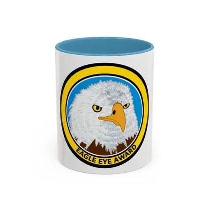 Eagle Eye Award (U.S. Coast Guard) Accent Coffee Mug 11oz Light Blue - Go Mug Yourself