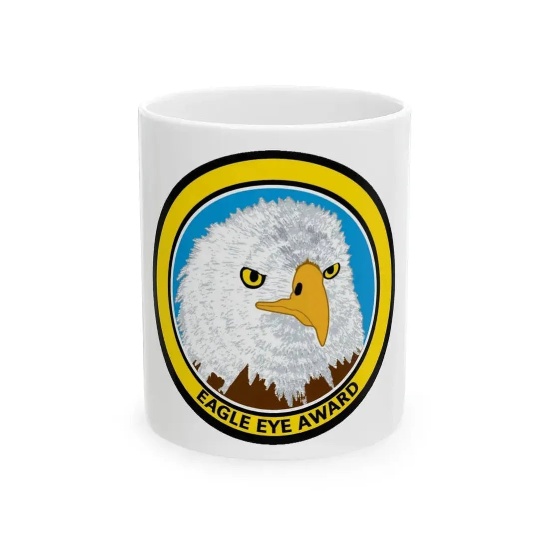 Eagle Eye Award (U.S. Coast Guard) White Coffee Mug 11oz - Go Mug Yourself