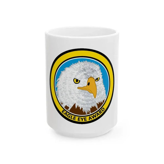 Eagle Eye Award (U.S. Coast Guard) White Coffee Mug 15oz - Go Mug Yourself