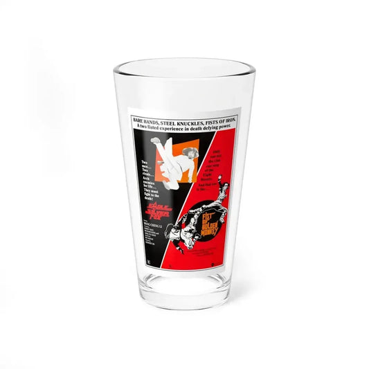 EAGLE VS SILVERFOX + FIST OF GOLDEN MONKEY 1980 Movie Poster - Pint Glass 16oz 16oz - Go Mug Yourself