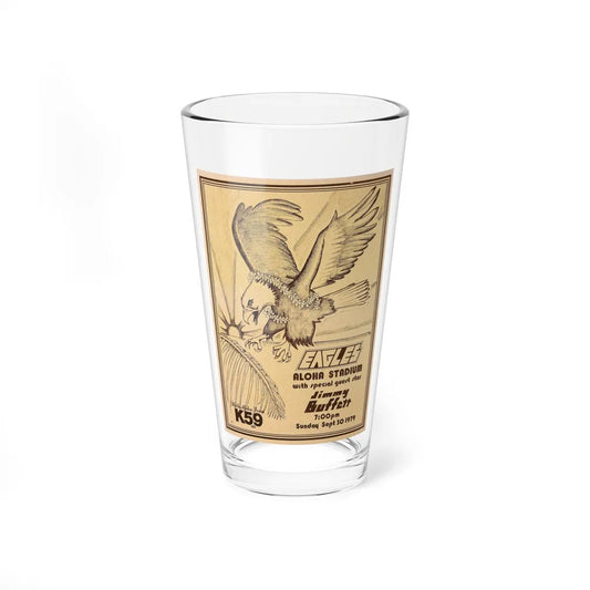 eagles and jimmy buffet aloha stadium concert 1979 (Music Poster) Pint Glass 16oz-16oz-Go Mug Yourself