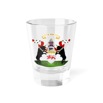 Earl of Airlie coat of arms (Scotland) (Coat of Arms) Shot Glass 1.5oz 1.5oz - Go Mug Yourself