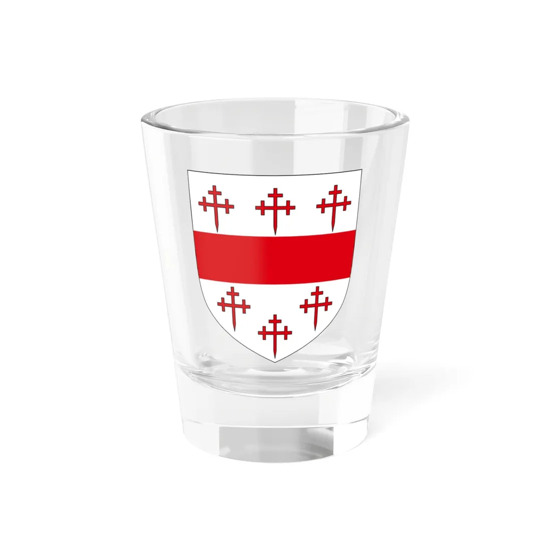 Earl of Craven COA (England) (Coat of Arms) Shot Glass 1.5oz 1.5oz - Go Mug Yourself