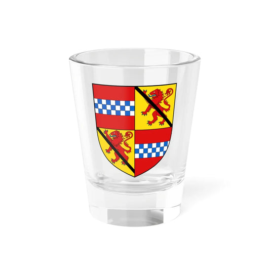 Earl of Crawford COA (Scotland) (Coat of Arms) Shot Glass 1.5oz 1.5oz - Go Mug Yourself