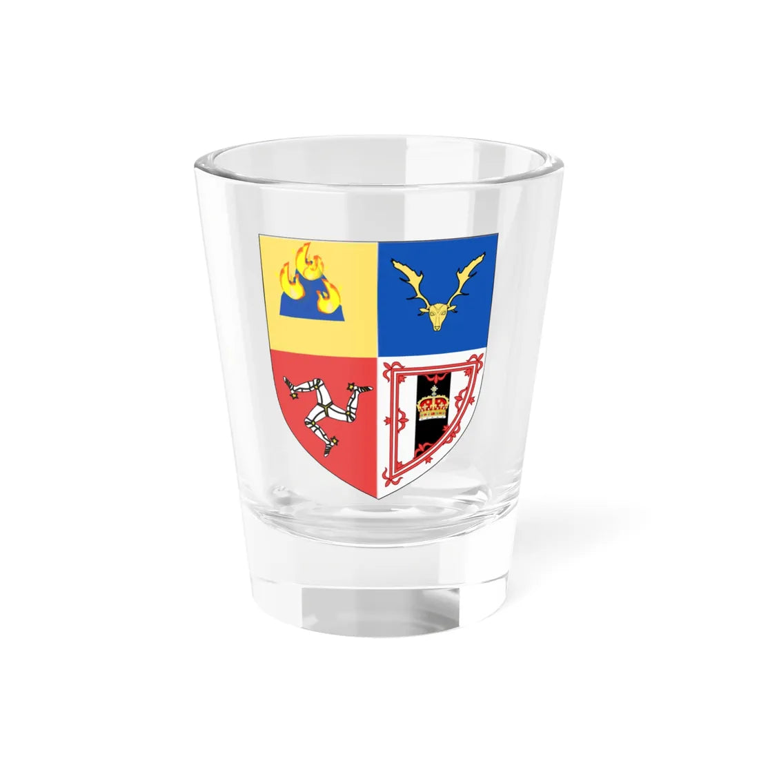 Earl of Cromartie COA (Scotland) (Coat of Arms) Shot Glass 1.5oz 1.5oz - Go Mug Yourself