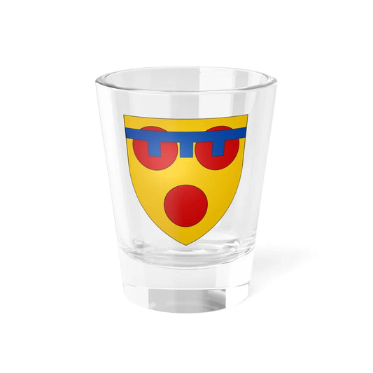 Earl of Devon arms (England) (Coat of Arms) Shot Glass 1.5oz 1.5oz - Go Mug Yourself