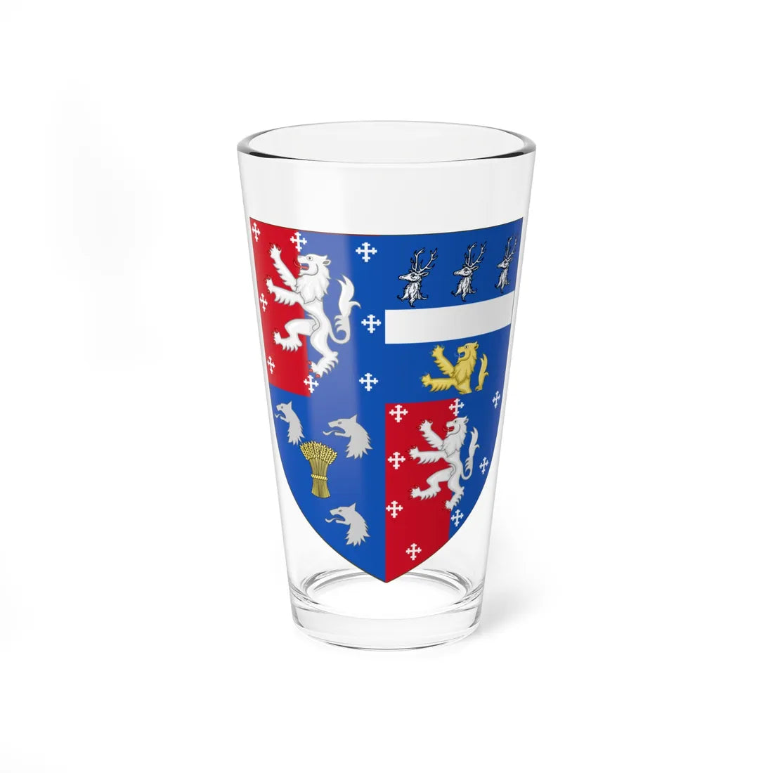 Earl of Donoughmore COA (Ireland) (Coat of Arms) Pint Glass 16oz 16oz - Go Mug Yourself