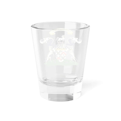 Earl of Dundonald Coat of Arms quartered with Blair (Scotland) (Coat of Arms) Shot Glass 1.5oz - Go Mug Yourself
