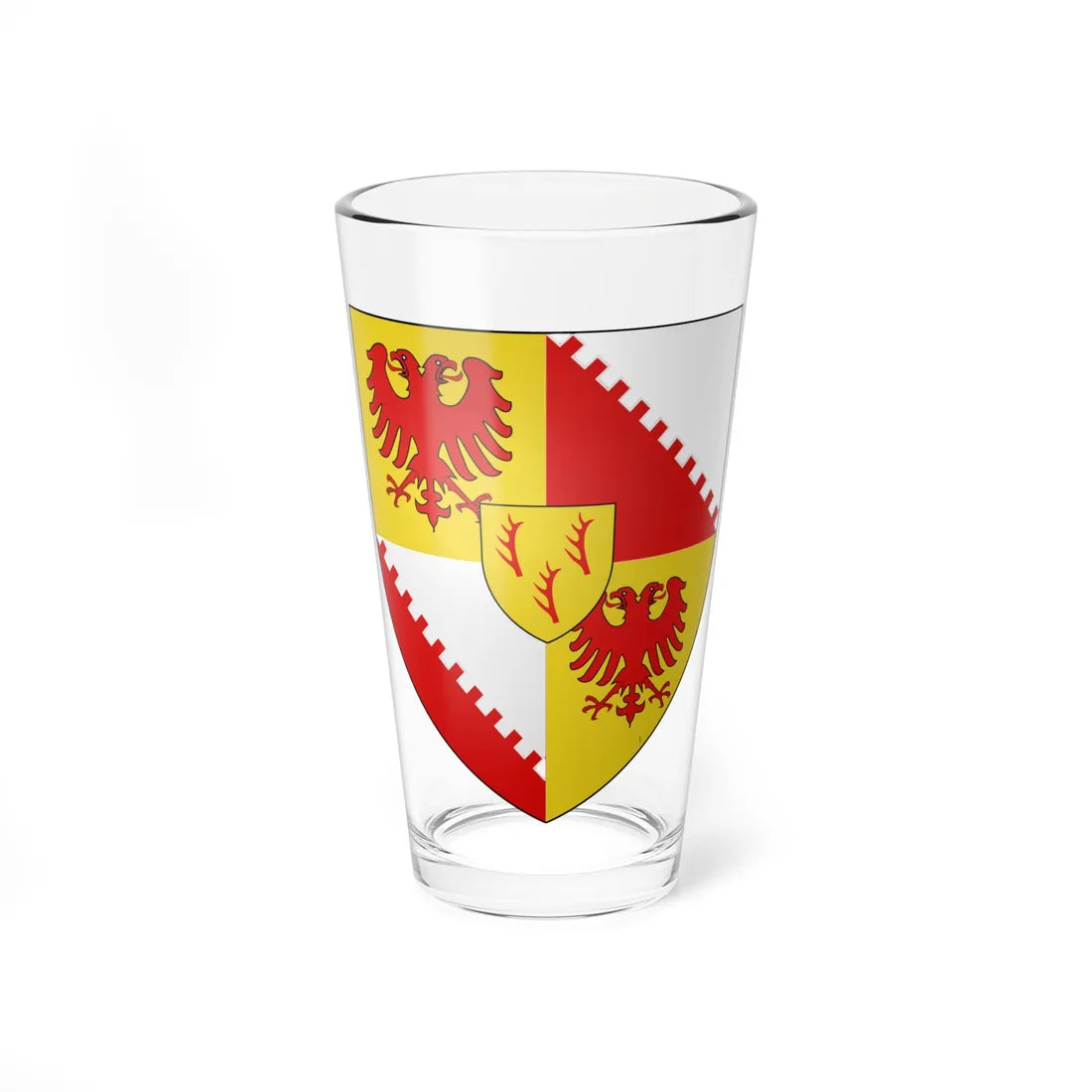 Earl of glasgow (New Zealand) (Coat of Arms) Pint Glass 16oz 16oz - Go Mug Yourself