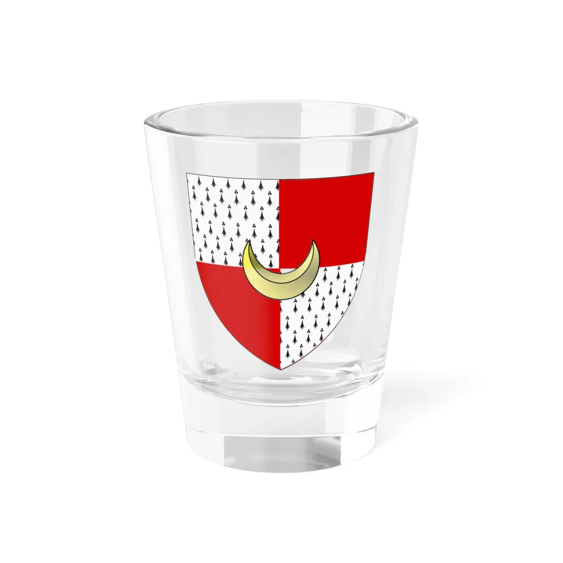 Earl of Harrington COA (England) (Coat of Arms) Shot Glass 1.5oz 1.5oz - Go Mug Yourself