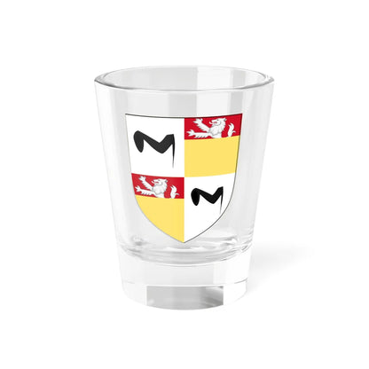 Earl of Loundoun Abney-Hastings COA (Scotland) (Coat of Arms) Shot Glass 1.5oz 1.5oz - Go Mug Yourself