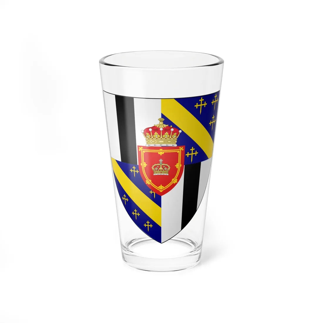 Earl of Mar and Kellie arms (Scotland) (Coat of Arms) Pint Glass 16oz 16oz - Go Mug Yourself