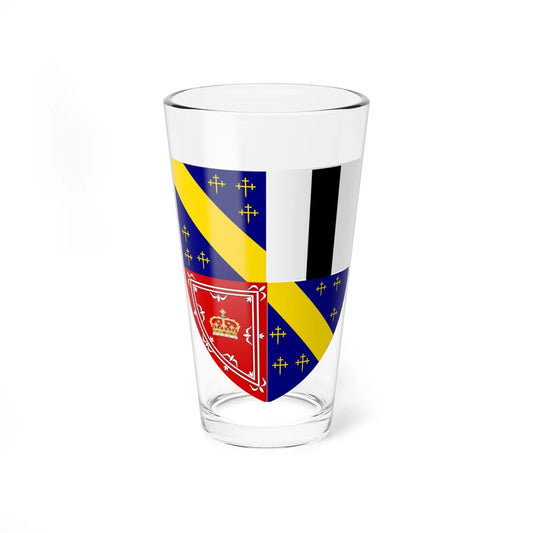 Earl of Mar and Kellie COA (Scotland) (Coat of Arms) Pint Glass 16oz 16oz - Go Mug Yourself