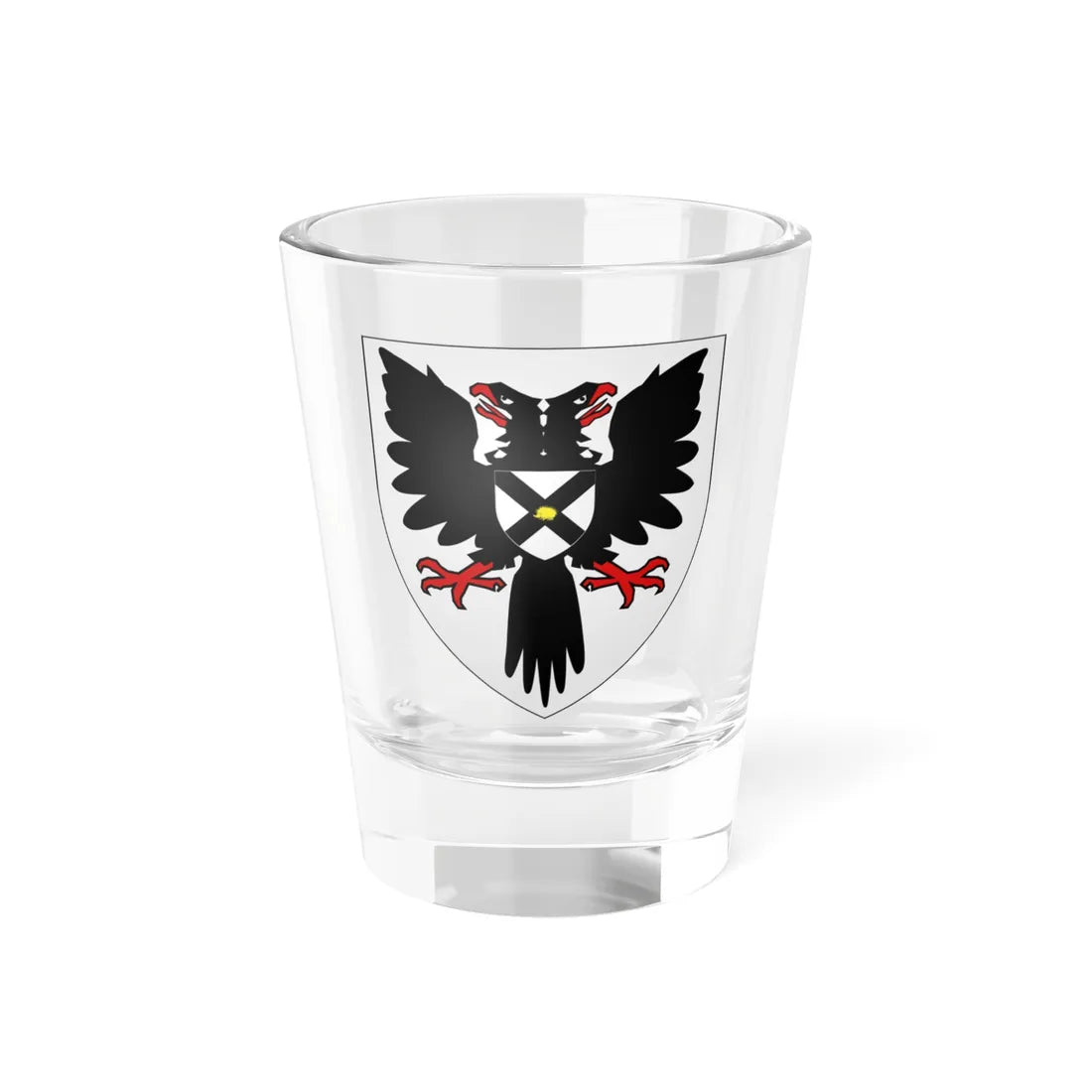 Earl of Nithsdale arms (Scotland) (Coat of Arms) Shot Glass 1.5oz 1.5oz - Go Mug Yourself