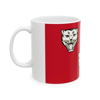 Earl of Rosse flag (Ireland) White Coffee Mug - Go Mug Yourself