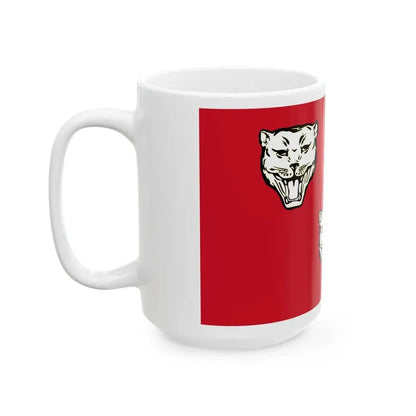 Earl of Rosse flag (Ireland) White Coffee Mug - Go Mug Yourself