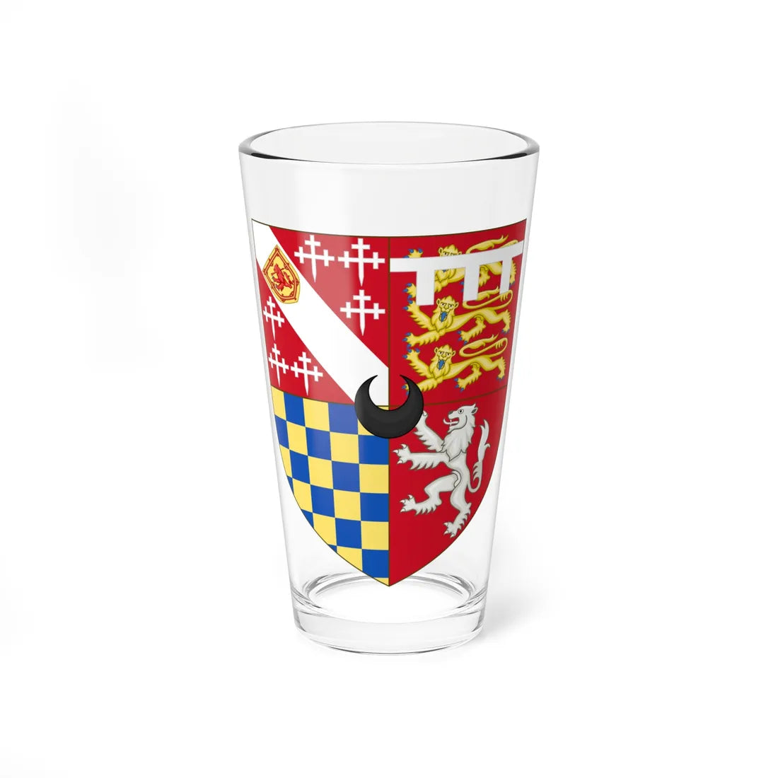 Earl of Suffolk COA (England) (Coat of Arms) Pint Glass 16oz 16oz - Go Mug Yourself